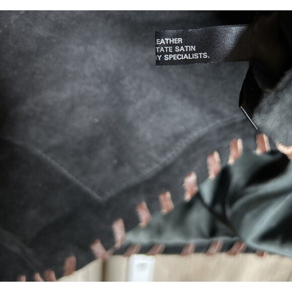 Scully Jacket Suede Western Country Hand painted Black Buttons Pockets Size 8 - Picture 6 of 7